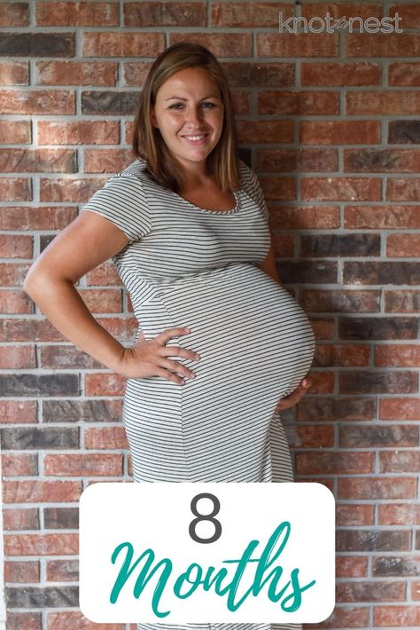 8 months pregnant with baby number three! Sharing an update in how things are progressing! 8 Month Pregnant, 8th Month, Excited Baby, 8 Months Pregnant, Pregnant Outfits, Third Pregnancy, Number Three, Pregnancy Months, Pregnancy Looks