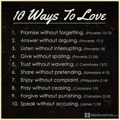 Christian Inspirations & Encouragement for Women 10 Ways To Love, Parent Goals, Christian Articles, Proverbs 13, Ways To Love, Bible Resources, Bible Quote, Christian Humor, Christian Inspiration