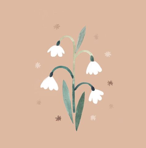 Drop Illustration, Snow Drop, Snow Drops, Art Inspiration, Home Decor Decals, Wall Art, Drawings, On Instagram, Instagram