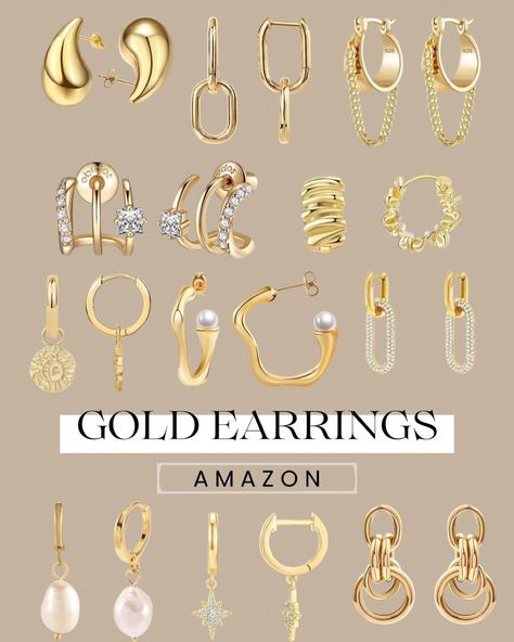 the cutest gold earrings from Amazon! Easiest way to shop is head to my Amazon Feb 4 Highlight for a direct link, as always all linked directly on my LTK (linked In bio!) Gold earrings | Huggie hoops | Huggie earrings | jewelry box | Amazon Earrings | Amazon jewelry Follow my shop @whiskeybrunette on the @shop.LTK app to shop this post and get my exclusive app-only content! #liketkit #LTKfindsunder50 #LTKsalealert #LTKstyletip @shop.ltk https://liketk.it/4k5e1 Amazon Earrings, Earrings Amazon, Earring Jewelry Box, Amazon Jewelry, Solid Gold Earrings, Feb 4, Huggie Earrings, Huggies Earrings, Earrings Jewelry