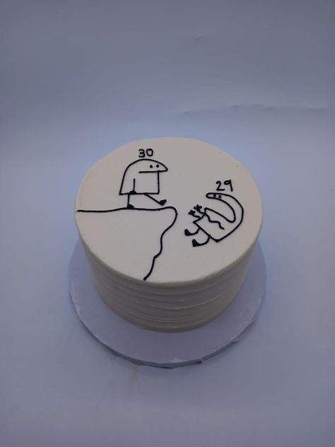 Funny 30th Bday Cake, 30th Birthday Men Cake, Small Birthday Cake For Men, Bye 20's Hello 30's Cake, Funny 30th Birthday Cake For Him, 31 Birthday Cake For Men, Liquor Cake Ideas, 30th Birthday Cake Men, 29 Birthday Cakes For Him