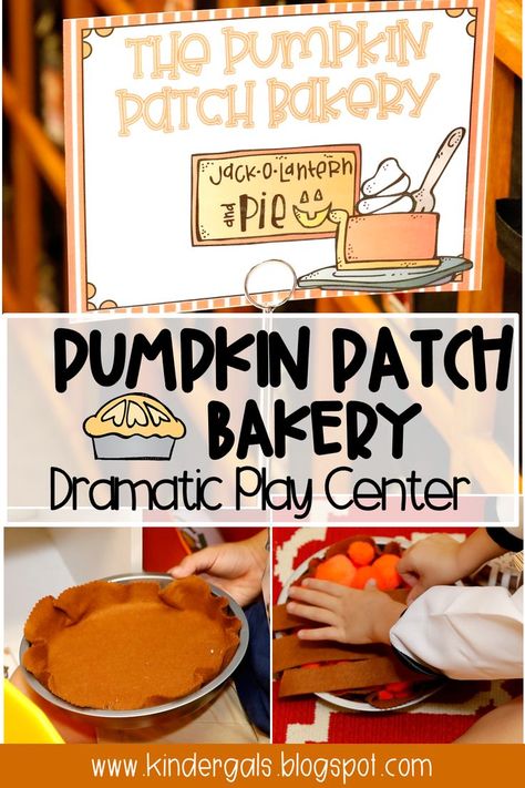 Pie Dramatic Play, Bakery Dramatic Play Preschool, Preschool Standards, Dramatic Play Centers Preschool, Bakery Dramatic Play, Preschool Dramatic Play, Senior Infants, Dramatic Play Activities, Pumpkins Kindergarten