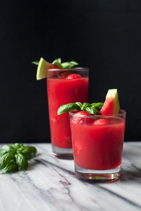 Watermelon Balls, Watermelon Cooler, Watermelon Ball, Frozen Watermelon, Watermelon Mint, Honey Lime, Thirsty Thursday, How To Eat Paleo, In Season Produce