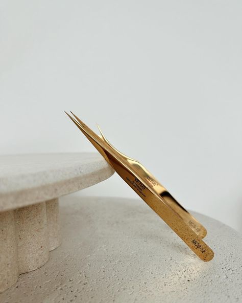 Precision meets luxury. Elevate your lash game with Vetus tweezers - the ultimate tool for flawless extensions. Find your perfect match via the link in our BIO. #lashtweezers #gold Lash Tools, House Supplies, Tweezers, Perfect Match, Lashes, Your Perfect, Finding Yourself, Tools, On Instagram