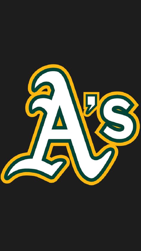 Oakland Athletics 2008 Baseball Wallpaper, Athletics Logo, Mlb Wallpaper, Baseball Teams Logo, Oakland A’s, Mlb Logos, Baseball Art, Baseball Pictures, My Library