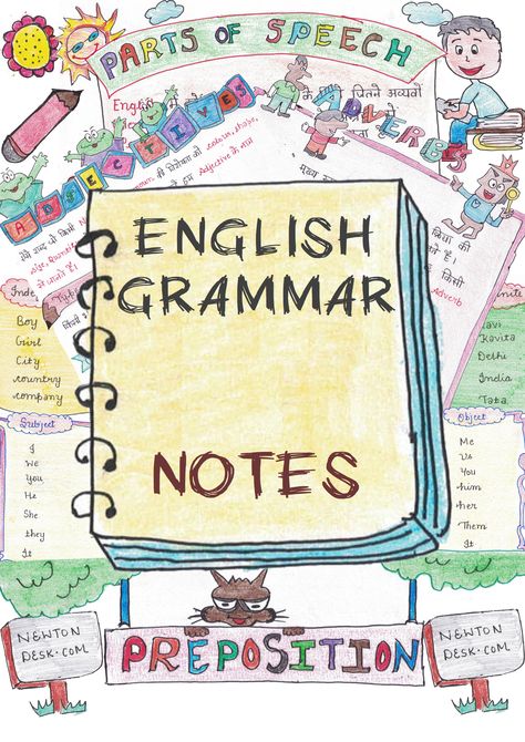 English Grammar Handwritten Color Notes PDF In Hindi | Learn English Grammar Notebook, English Grammar Pdf, Grammar Notes, English Grammar Notes, Project Cover Page, English Grammar Tenses, Nouns And Pronouns, English Grammar Book, English Projects