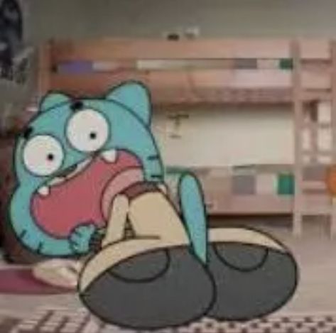 Gumball And Darwin Memes, Gumball Funny Face, Amazing World Of Gumball Pfp, Gumball Meme, Darwin Pfp, Gumball Pfp, Gumball Image, Amazing Gumball, Image Dbz