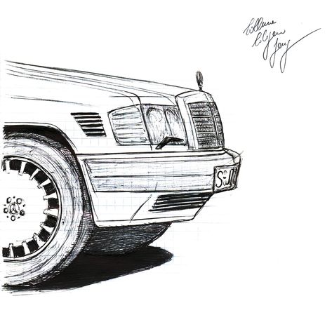 #SketchCar #mercedes #mercedesbenz #mercedesbenz190 #mercedes190 #w201 #mercedesbenzw201 #mercedesw201 #mercedes190w201 #detail #berlina #sedan #saloon #4door #Tyskbil #germancar #germany #madeingermany #pantone #collurasketch Mercedes Benz Tattoo Ideas, Mercedes Benz Drawing, Mercedes Drawing, World Flags With Names, Simple Car Drawing, Mercedes W201, Bmw Black, Mercedes 190, Mercedes Benz 190