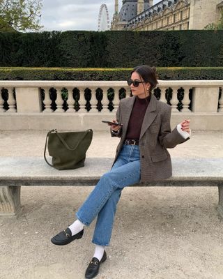 Elevated Jeans Outfit, French Jeans Outfit, Elevated Basics Outfit, French Jeans, Basics Outfit, Looks To Recreate, Elegant Jacket, Runway Outfits, Fall And Winter Fashion