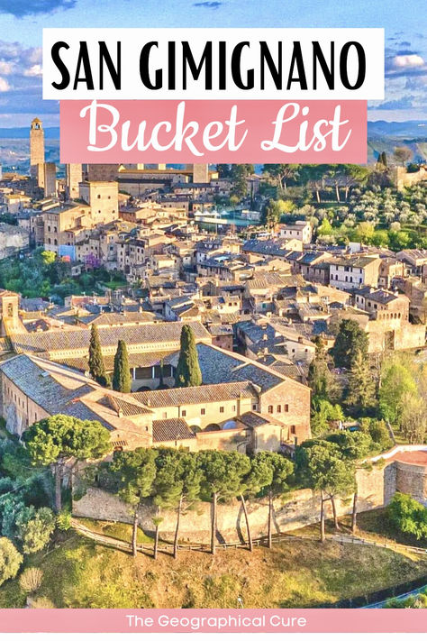 Pinterest pin for things to to in San Gimignano San Gimignano Italy Things To Do, Towns In Italy, San Gimignano Italy, Tuscan Towns, Instagram Places, Tuscany Travel, Cities In Italy, History Art, Italy Vacation