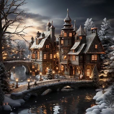 A beautiful morning at the North Pole. #northpolelife #santasworkshop #Christmas #Elves | Instagram Santa Claus House North Pole, Scary Gary, Bloxburg Christmas, Santa Claus House, Santa North Pole, Santa's House, A Beautiful Morning, Christmas Backgrounds, Christmas Elves