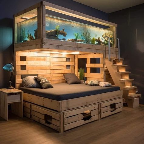 Aquarium Bed, Home And Living, Bed