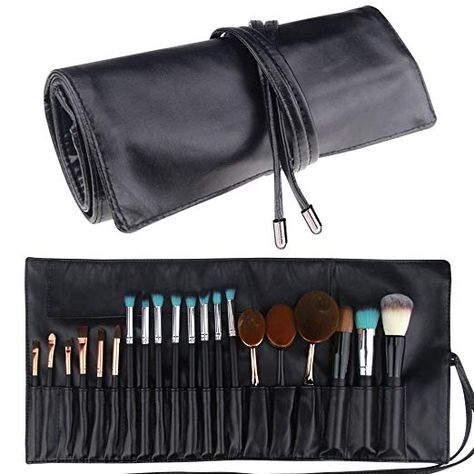 Makeup Brush Roll, Makeup Brush Case, Makeup Brush Bag, Rolling Bag, Cosmetic Bag Organization, Makeup Brush Organization, Best Makeup Brushes, Makeup Brush Storage, Makeup Tutorial For Beginners