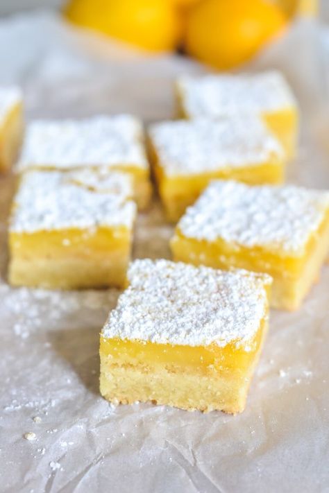 ingredients. Best Lemon Bars, Easy Lemon Curd, Lemon Bars Easy, Lemon Bar, Lemon Bars Recipe, Lemon Dessert Recipes, Slices Recipes, Lemon Bars, Lemon Desserts