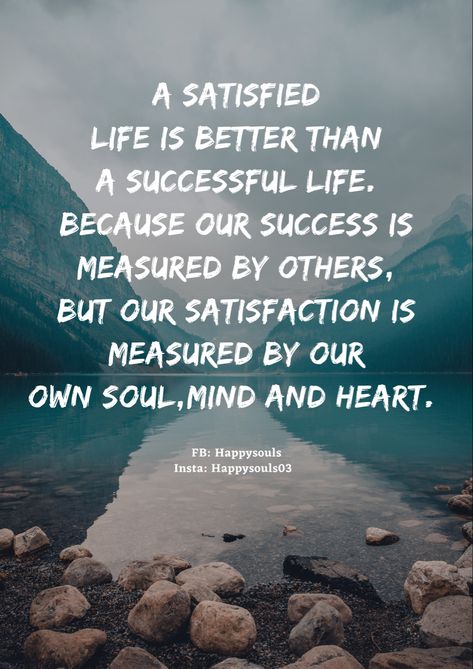 “Life with satisfaction is better than a life with success. Because satisfaction comes from inside you, and success comes from the outside.” . . #success #instagood #satisfaction #positivevibes #positivemindset #positivemind #instadaily #dailymotivation #dailyquotes #dailyinsta #picoftheday #likeforlikealways #followme #trending #explorepage #explore #likesforlike #india #photography #trendingnow @sadhguru @sadhguru_quotes @_sadhguru_quotes_ @__positive_thoughts_only__ @thegoodquote Power of P Life Satisfaction Quotes, Satisfaction Quotes, Sadhguru Quotes, Medical Quotes, Life Satisfaction, India Photography, Happy Soul, Positive Quote, Positive Mind