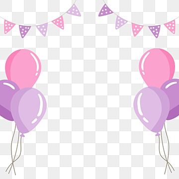 Birthday Balloons Png, Birthday Elements, Balloon Images, Balloon Vector, Elephant Birthday Party, Balloon Png, Birthday Banner Template, Balloon Template, Birthday Flags