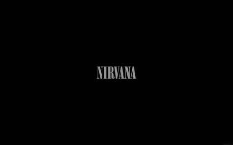 Nirvana Desktop Wallpaper, Nirvana Laptop Wallpaper, Nirvana Wallpaper Laptop, Google Pc, Anime Goth Boy, Desktop Wallpaper Simple, Nirvana Wallpaper, Minimal Music, Dark Logo