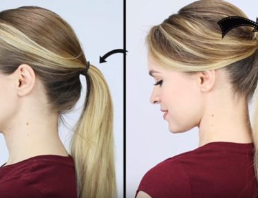 Medium Hair Ponytail, Boho Hairstyles For Long Hair, Volume Ponytail, Ponytail Ideas, Ponytail Tutorial, Girls Hairstyles Easy, Hairstyles Braid, Hair Bun Tutorial, Human Hair Clip Ins