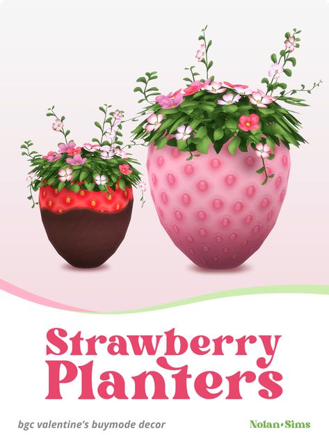 Barbie Sims, Los Sims 4 Mods, Strawberry Planters, Sims Furniture, Furniture Cc, Pelo Sims, The Sims 4 Packs, Sims 4 Game Mods, Sims 4 Expansions