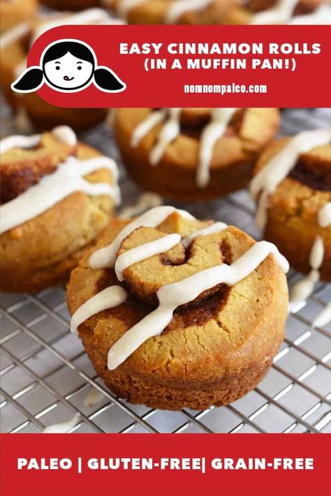 Paleo Cinnamon Rolls, Breakfast Carbs, Morning Treats, Easy Cinnamon Rolls, Clean Sweets, Paleo Snack, Gf Breakfast, Paleo Foods, Cinnamon Rolls Easy