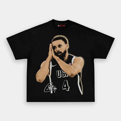 “The Champs are here!” 🏆 Purchase link:https://www.aqchic.com/collections/basketball #aqchic #graphictee #usabasketball #basketball #nba #lebronjames #curry #kevindurant #tatum Vintage Rap Tees, Designer Graphic Tees, Usa Basketball, Rap Tee, Big Face, Music Tees, Lebron James, Graphic Shirts, Fitness Inspo