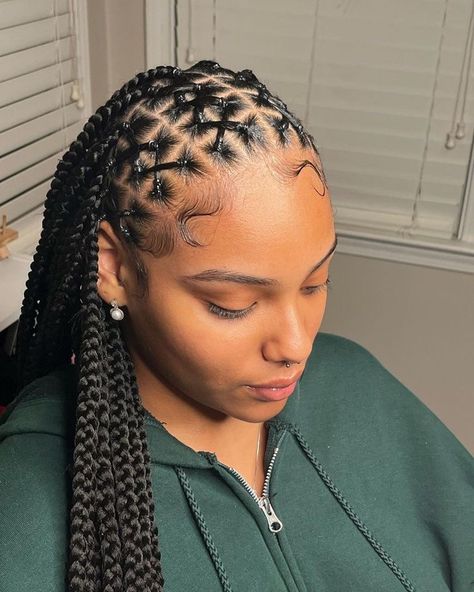 Creative Cornrow Hairstyles, Black Women Cornrows, Fast Braids, Women Cornrows, School Braids, Cornrow Wig, Quick Braids, Black Ponytail, Lemonade Braids