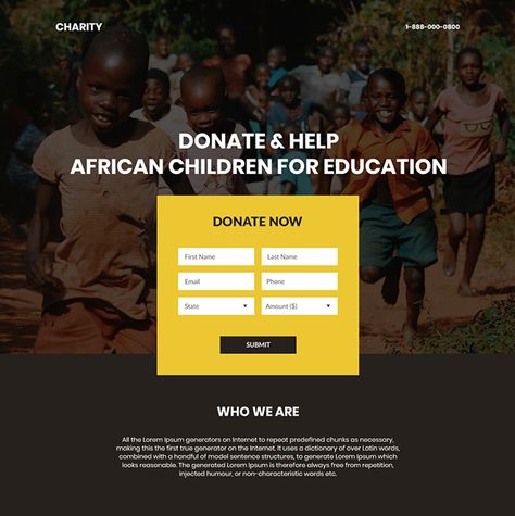 Donation Page Web Design, Nonprofit Website Design, Nonprofit Website, Dribbble Design, Ui Website, Donation Page, Feeding America, Sentence Structure, Portfolio Web Design