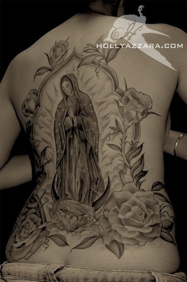 Praying Hands Tattoos, Heaven Tattoo, Virgin Mary Tattoo, Heaven Tattoos, Mary Tattoo, Back Piece Tattoo, Neck Tattoos Women, Chicano Tattoos, Chicano Art Tattoos