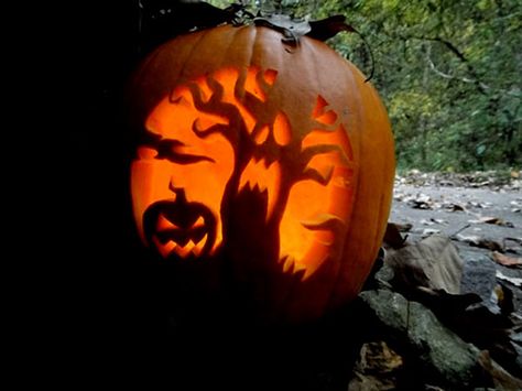 50+ Creative Pumpkin Carving Ideas | Cuded Pumpkin Carving Ghost, Cool Pumpkin Designs, Pumpkin Carve, Clay Carving, Scary Halloween Pumpkins, Pumkin Carving, Halloween Pumpkin Carving Stencils, Creative Pumpkin Carving, Amazing Pumpkin Carving