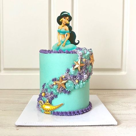 Jasmine Princess Cake, Princess Jasmine Birthday Cake Ideas, Jasmine Cake Princess, Princess Jasmine Birthday Party Cake, Princess Jasmine Cake Ideas, Jasmine Theme Cake, Jasmine Rae Cakes, Jasmine Birthday Cake Ideas, Aladdin Cake Ideas