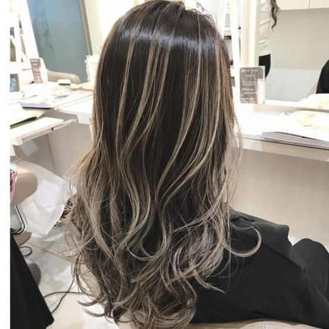 Asian Hair Blonde Highlights, Asian Blonde Highlights, Dark Hair With Blonde Underneath, Dark Hair Blonde Highlights, Blonde Underneath Hair, Blonde Asian Hair, Hair Blonde Highlights, Blonde Underneath, Blonde Highlights On Dark Hair