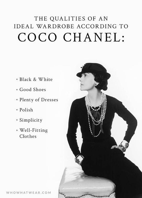 Chanel Quotes, Coco Chanel Quotes, Mode Tips, Mode Chanel, Ideal Wardrobe, Coban, Chique Outfits, Look Retro, Looks Party