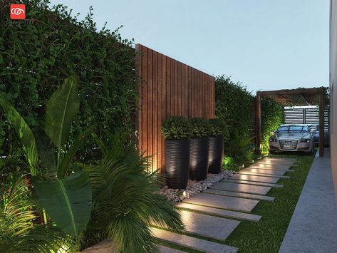 Private villa's garden's at rehab on Behance Bungalow Landscaping, Outdoor Landscape Design, Roof Garden Design, Terrace Garden Design, Rooftop Terrace Design, Modern Backyard Landscaping, Garden Villa, Home Garden Design, Modern Backyard