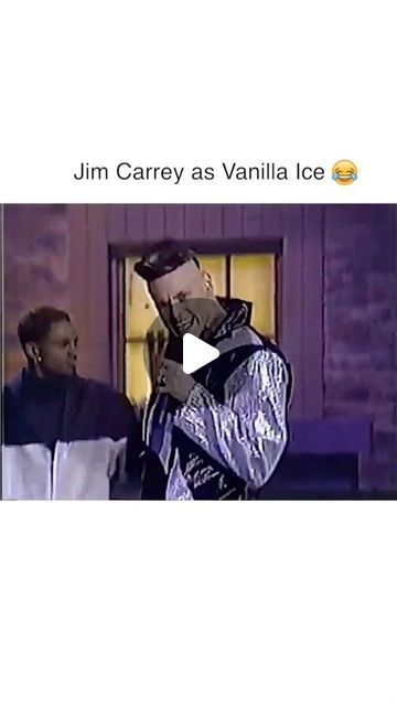 Jim Carrey on Instagram: "Jim Carrey turns into Vanilla Ice 😂  Ice Ice Baby parody from the show “In Living Color” 🤣  #jimcarrey #vanillaice #iceicebaby #music #parody #inlivingcolor #comedy #fanpage" People Slipping On Ice Funny, Jim Carrey Funny, Off Color Humor, Saying Of The Day, In Living Color, Dad Jokes Funny, Real Funny, Latest Funny Videos, Happy Birthday Funny