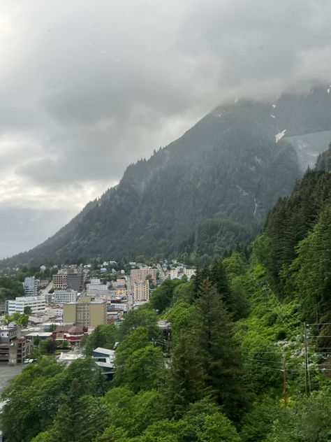 Juneau Alaska Aesthetic, Alaska Aesthetic, Moving To Alaska, Town Aesthetic, Traveling Aesthetic, Sitka Alaska, City Nature, Alaska Trip, Kidcore Aesthetic