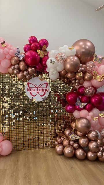 Balloon Decorations and Event Rentals Palm Beach on Instagram: "Shimmer wall installation☺️☺️ For more information on the shimmer wall, feel free join our subscription for only $4.99 a month🤗🤗🤗 #balloons #balloonsgarland #shimmerwall" Backdrop Panels, Desain Merek, Shimmer Wall Backdrop, 16th Birthday Decorations, Shimmer Wall, Birthday Party Theme Decorations, Diy Birthday Decorations, 16th Birthday Party, Wall Backdrops