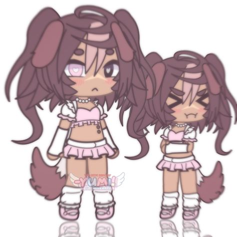 Pink Gacha Life Outfits, Gl2 Oc Ideas, Kawaii Gacha Oc, Gacha Life Sleep Outfits, Gacha Fits, Free Ocs, Gacha Base Poses Cute, Pink Wallpaper Hello Kitty, Gacha Things