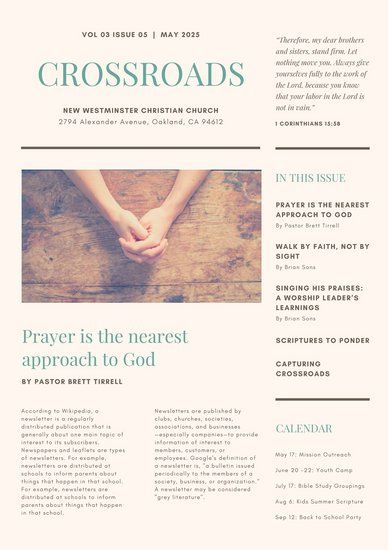 Church Newsletter Ideas, Newsletter Design Layout Templates, Company Newsletter Ideas, Newsletters Ideas, Church Marketing Ideas, Newsletter Design Layout, Church Brochures, Bulletin Ideas, Newsletter Template Free