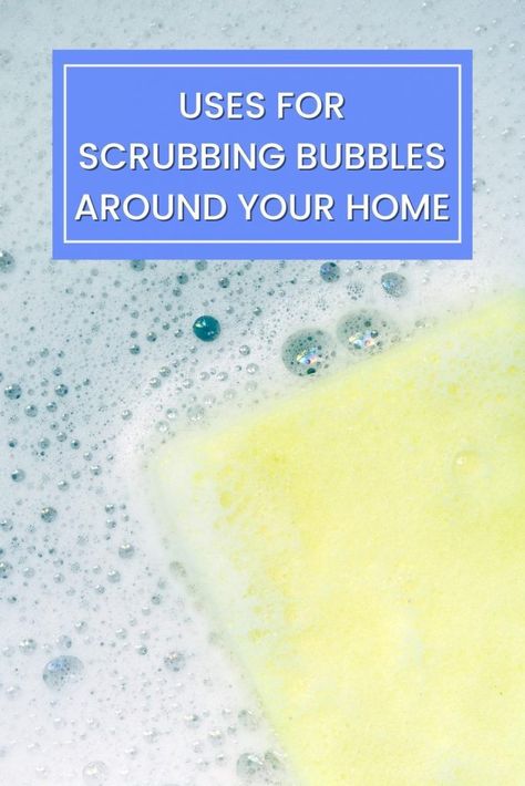 🧽Handy Uses for Scrubbing Bubbles Beyond the Bathroom • Simple At Home 🧽 Cleaning Carpet Stains, Bathroom Simple, Recession Proof, Kill Bugs, All Natural Cleaners, Scrubbing Bubbles, Diy Cleaning Products Recipes, Cleaning Blinds, Diy Cleaning Hacks