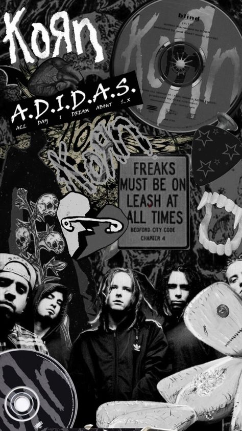 Korn Wallpaper, Rock N Roll Art, Dream About Me, Band Wallpapers, Edgy Wallpaper, Very Funny Pictures, Wallpaper Iphone Cute, Cool Wallpaper