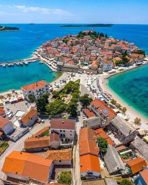 Beautiful Places Around  World | Summer destination, Primošten is a charming town located on the Adriatic coast of Croatia, known for its stunning beaches, picturesque old town, and ... | Facebook Adriatic Coast, Summer Destinations, Old Town, Croatia, Beautiful Places, Around The Worlds, Travel