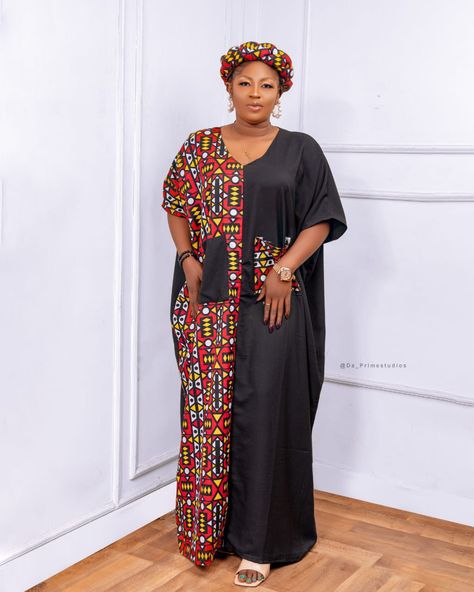 Alata Styles, A Shape Bubu Gown, Ankara Bubu Gown Styles With Embroidery, Types Of Bubu Gown, Different Types Of Bubu Gown, Boubou Gown, Ladies Kaftan, Ankara Bubu, Pregnancy Gown