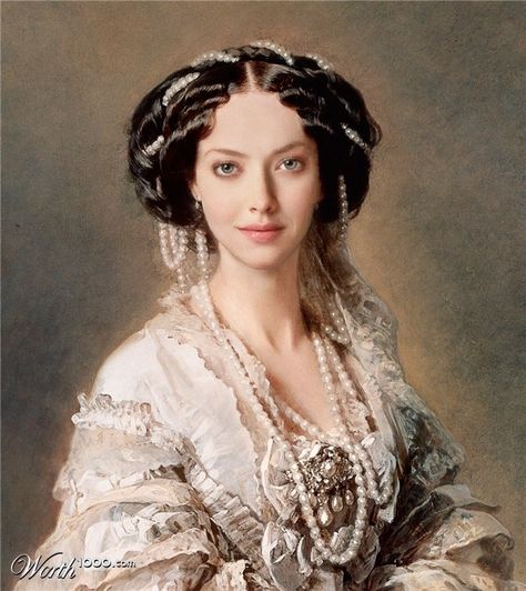 Amanda Seyfried - i was already convinced amanda is a time traveler. timeless beauty. Franz Xaver Winterhalter, Art Periods, William Adolphe Bouguereau, Patrick Stewart, Hugh Laurie, Donald Glover, American Painting, Orlando Bloom, Classic Paintings