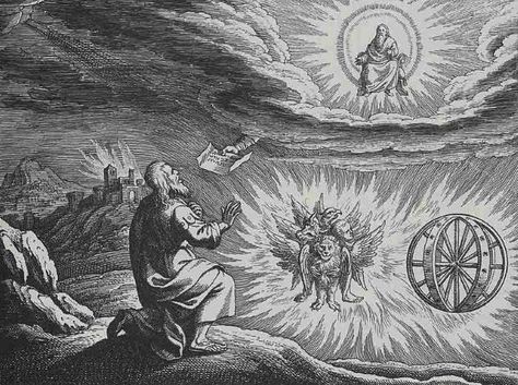 Ezekiel's Wheel, Types Of Angels, Alien Theories, Chariots Of Fire, Ancient Astronaut, Alien Abduction, Biblical Art, Ufo Sighting, Ancient Aliens