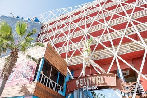 Photo spots at Rosarito beach by travel blog Sometimes Home. Festival plaza is colorful and picturesque. Rosarito Mexico, Festival Plaza, Rosarito Beach, Photo Location, Professional Photography, Travel Blog, Fair Grounds, Things To Do, Festival