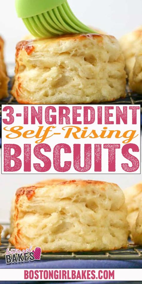 Biscuit Recipe Using Self Rising Flour, Self Rising Biscuits, Biscuit Recipe With Self Rising Flour, Homemade Buiscits Recipes, Biscuits With Self Rising Flour, Self Rising Biscuits Recipe, Biscuits Cinnamon Rolls, Biscuits Self Rising Flour, Fluffy Homemade Biscuits