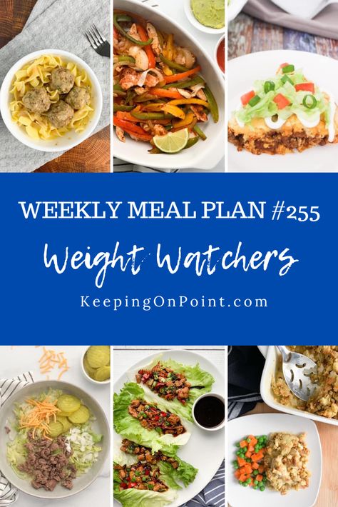 Thirty Minute Meals, Ww Meal Plan, Weight Watchers Food Points, Keeping On Point, Chicken Stuffing Casserole, Big Mac Salad, Weight Watchers Meal Plans, Pan Chicken Fajitas, Stuffing Casserole