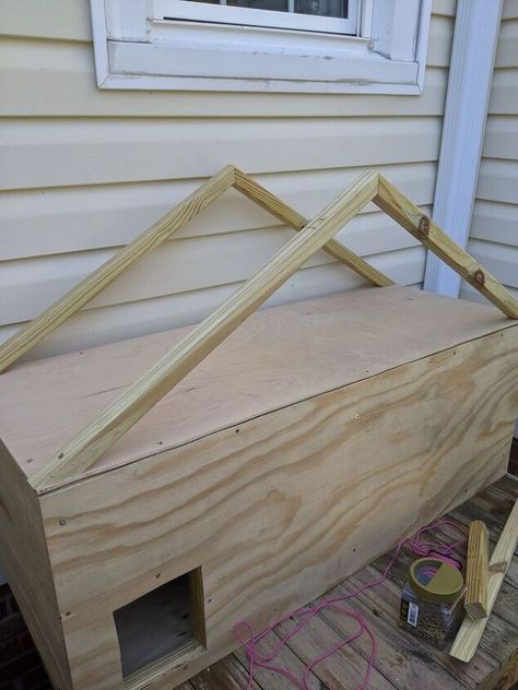 Diy Feral Cat Shelter Cold Weather, Diy Outdoor Cat Shelter, Outdoor Cat Shelter Diy, Outdoor Cat House Diy, Cat Condo Diy, Outside Cat Shelter, Pet Diy Projects, Diy Cat Enclosure, Cat House Plans