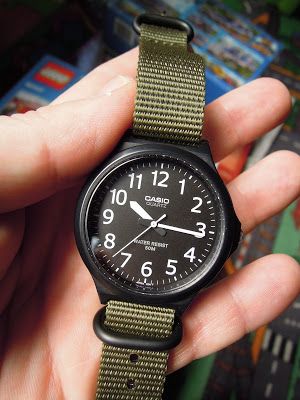 Casio MW-240 on 18mm nylon Zulu strap #casio Casio Nato Strap, Logo Design App, Apple Watch Fashion, Tech Aesthetic, Diy Clothes And Shoes, Retro Watches, Nato Strap, G Shock Watches, Stylish Watches