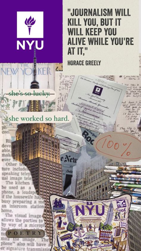 #nyu #journalism #journalist #sucess Nyu Law, University Inspiration, College Vision Board, Law School Inspiration, Dream Collage, College Motivation, College Aesthetic, Dream College, Dream School